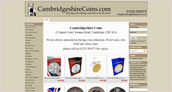 Desktop Screenshot of cambridgeshirecoins.com
